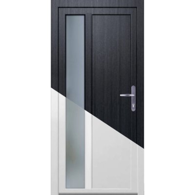 PANTO K 511 bílá/antracit 98 x 198 cm P – Sleviste.cz