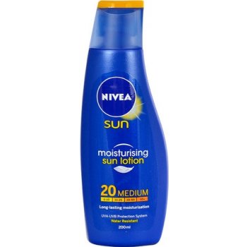 Nivea Sun Protect & Moisture hydratační mléko na opalování SPF20 200 ml