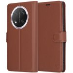 Techsuit Leather Folio pouzdro pro Honor Magic7 Lite / X9c – hnědé – Zboží Živě