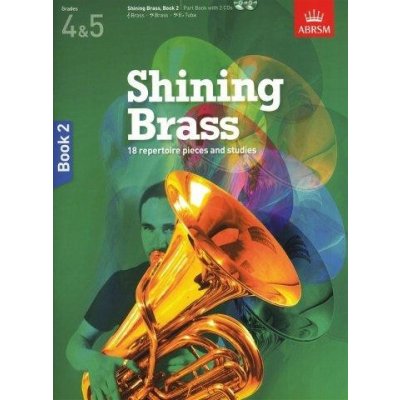 ABRSM Shining Brass Book 2 Part Grades 4-5 noty na žesťové nástroje + audio