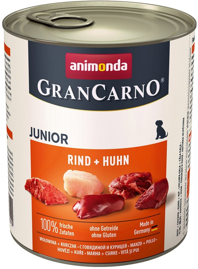 Animonda Gran Carno Junior hovězí & kuře 24 x 800 g