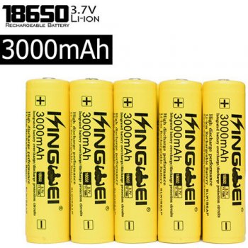 UltraFire 3000mAh 3.7V 18650 NCR Li-ion flat-top 1ks