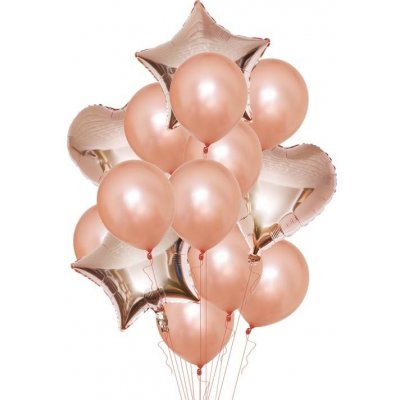 Balónkový set rose gold – Zboží Dáma