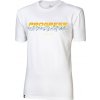 Pánské sportovní tričko Progress Pánské bambusové triko Barbar Sunset bílé