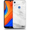 Pouzdro a kryt na mobilní telefon Huawei Picasee silikonové Huawei Y6S - White marble čiré