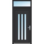OknaDvereNaMiru.cz Vchodové dveře STYL 117 + Nadsvětlík bílá 100 x 220 cm – Hledejceny.cz