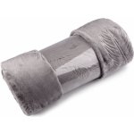 Prima-obchod Deka fleece pírka 150x200 cm, barva 3 šedá – Hledejceny.cz