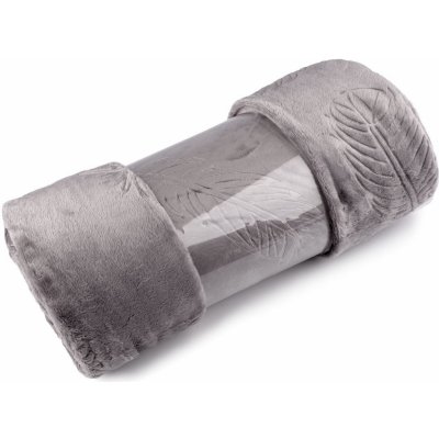 Prima-obchod Deka fleece pírka 150x200 cm, barva 3 šedá – Hledejceny.cz