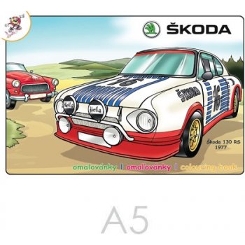 Omalovánka A5 Škoda