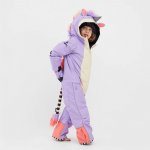 WeeDo Unido dětská zimní rostoucí kombinéza Lila Unicorn – Zboží Dáma