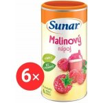 SUNÁREK rozpustný nápoj malinový 6 x 200g – Zboží Dáma