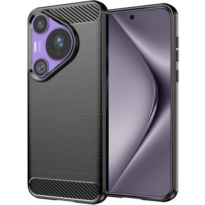 Techsuit - Karbonový silikon - Huawei Pura 70 Pro - černý – Zboží Živě