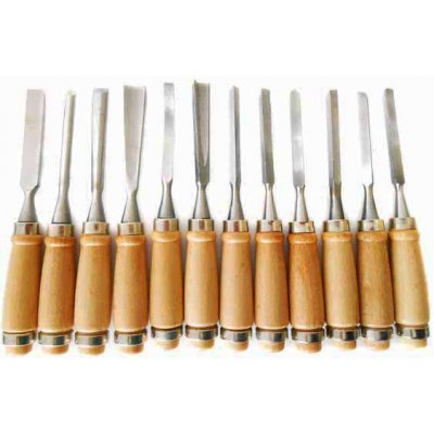 Sada řezbářských dlát 12 ks 080160 – Zboží Dáma