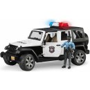 Bruder 2527 JEEP WRANGLER Rubicon Policie s figurkou snědá pleť