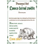 Pasovací list na lovce zvěře černé – Zboží Dáma