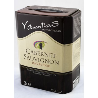 Yamantiev's Bag in Box Cabernet Sauvignon červená 2021 13% 3 l (karton) – Zbozi.Blesk.cz