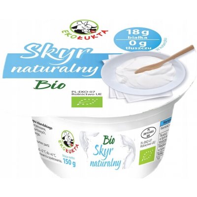 Eko łukta Jogurt skyr islandského typu přírodní bio 150 g – Zboží Dáma