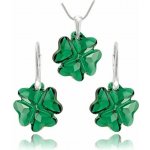 Swarovski Elements Clover krystal 23 mm Stříbrná sada 31262.1 – Zboží Dáma