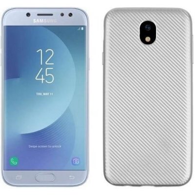 PROTEMIO 8891 FIBER Ochranný kryt Samsung Galaxy J7 2017 (J730) stříbrný – Zbozi.Blesk.cz