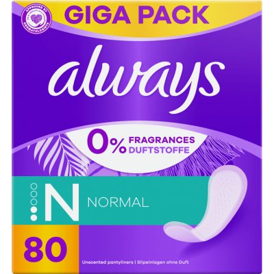 Always Intim Fresh & Protect normal slipové vložky 80 ks – Hledejceny.cz