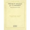 Noty a zpěvník French Music for Clarinet Clarinet and Piano