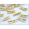 Kolíčky natur dřevěné 35 mm - 20 ks