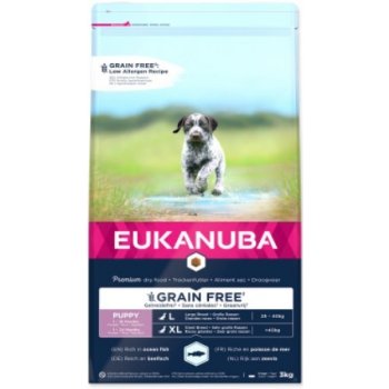 Eukanuba Puppy & Junior Large & Giant Grain Free Ocean Fish 12 kg