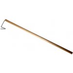 hůlka k lampionu dřevěná, kovový úchyt, 40 cm