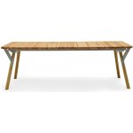 Varaschin Link obdélníkový 160x90x72 cm rám kov nohy teak deska HPL kat. B – Hledejceny.cz