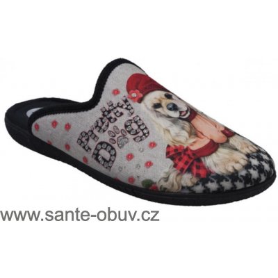 Santé AB/23605 Rojo domácí obuv papuče