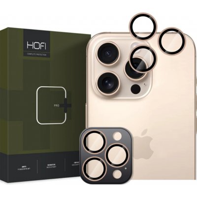 HOFI CAMRING PRO+ ochranný kryt kamery Desert Titanium pro iPhone 16 Pro / 16 Pro Max – Zboží Živě