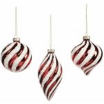 BARRINGTON FURNITURE Pruhovaná vánoční ozdoba P32124 – Hledejceny.cz