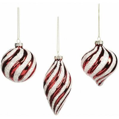 BARRINGTON FURNITURE Pruhovaná vánoční ozdoba P32124 – Hledejceny.cz