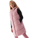 4F dětská vesta JAW23TVJAF046 light pink – Zboží Mobilmania