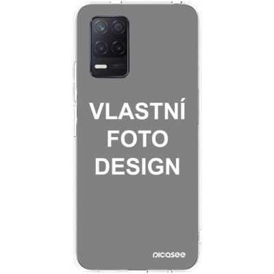 Pouzdro Picasee silikonové Realme 8 5G - Vlastní design/motiv čiré – Zboží Živě
