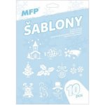 MFP Paper Spray sníh na okna dekorační 100 ml se šablonami 8885889 – Hledejceny.cz