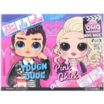 MGA L.O.L. SURPRISE O.M.G. Movie Magic Tough Dude a Pink Chick – Hledejceny.cz