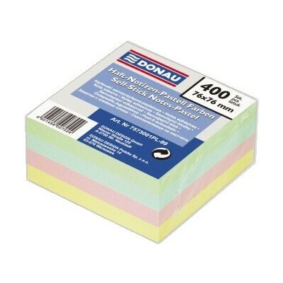 Bloček samolepicí 76x76 mm Donau pastel – Hledejceny.cz