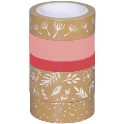 Heyda lístečky růžový odstín sada 5 ks – Zboží Dáma