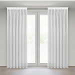 ZÁCLONA LUCY NA PÁSCE FLEX 140 X 270 CM BÍLÁ – Hledejceny.cz