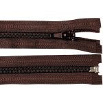 Spirálový zip No 5 délka 30 cm bundový POL, malé, 304 hnědá čokoládová – Hledejceny.cz