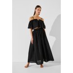 Karl Lagerfeld KARL DNA LONG SKIRT BLACK – Zboží Dáma