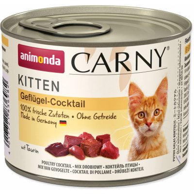 Carny Kitten hovězí tele a kuře 200 g – Zboží Mobilmania