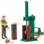 Bruder 62650 Dřevařský set s figurkou – Zboží Dáma
