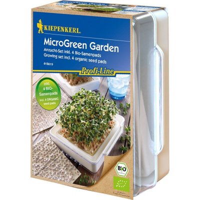 Kiepenkerl Semena k naklíčení MicroGreen Garden BIO mikrozelenina, 4 ks, klíčení: při teplotě 18–20 °C, sklizeň: po 6–10 dnech 618619 – Zboží Mobilmania