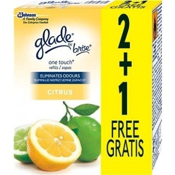 Glade by Brise One Touch citrus mini spray náhradní náplň do osvěžovače vzduchu 3 x 10 ml