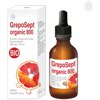 Ovonex GrepoSept ORGANIC 800 kapky z výtažku grepových jader 50 ml