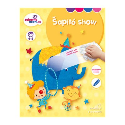 DITIPO Stíratelný sešit se samolepkami Šapitó show – Zboží Mobilmania