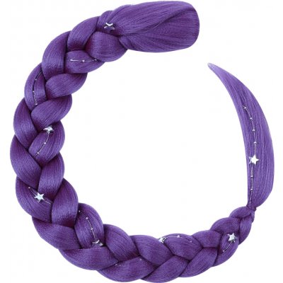 Fialový copánek na klipu – Zboží Mobilmania