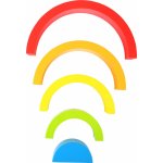 Small Foot skládací kostky duha – Zboží Mobilmania